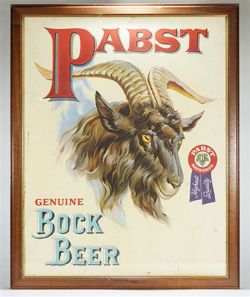 Pabst Genuine Bock Beer Poster