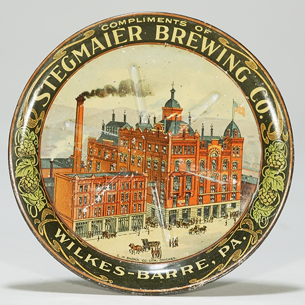 Stegmaier Brewing Factory Scene Tip Tray