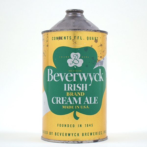 Beverwyck Irish Cream Ale Quart Cone 203-6