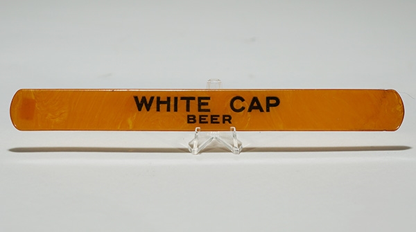 White Cap Beer Butterscotch Bakelite Frother