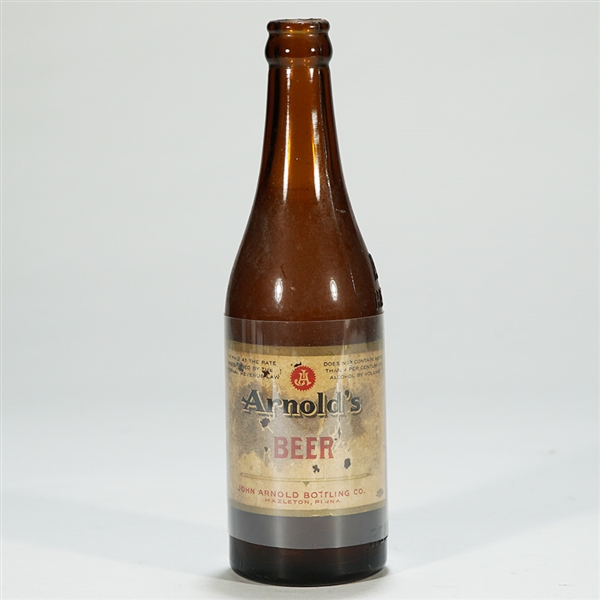 Arnolds Beer Bottle Hazleton PA