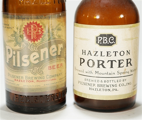 Pilsener Brewing Hazleton Beer Bottles
