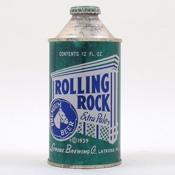 Rolling Rock Beer Cone Top 182-8