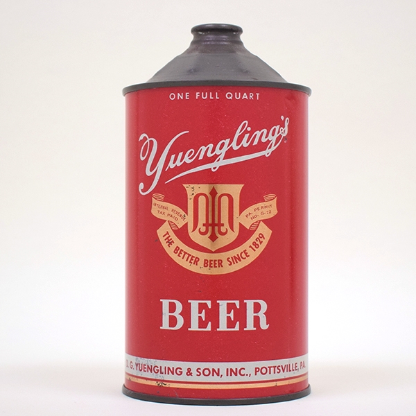 Yuenglings Beer Quart Cone Top 221-4