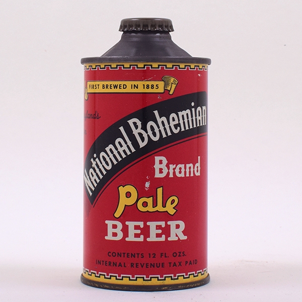 National Bohemian Pale Beer Cone Top 175-4