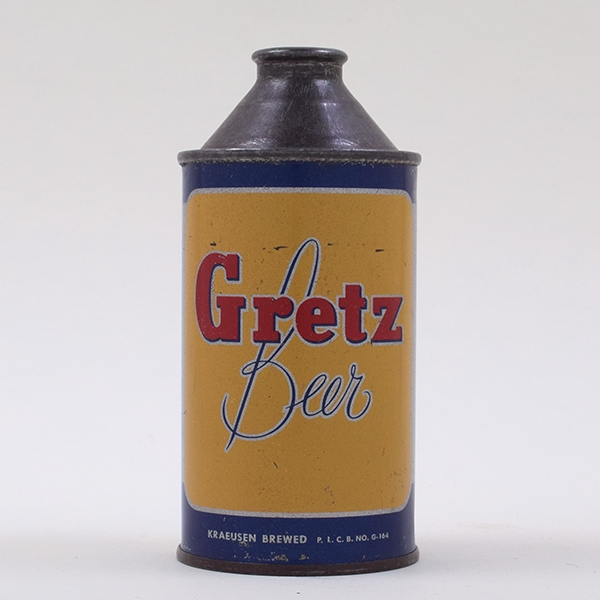 Gretz Beer Cone Top YELLOW 167-31