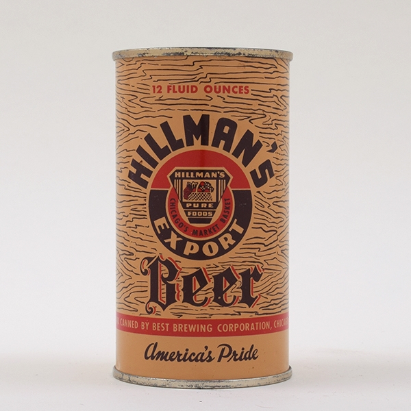 Hillmans Export Beer Flat Top 82-17