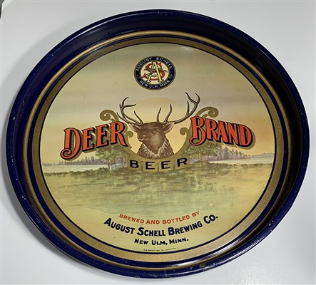 NABA LOT- August Schell Deer Brand Beer Tray New Ulm MN