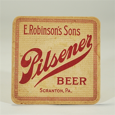 Pilsener E. Robinsons Sons PA_ROBN001 Coaster Mat RARE