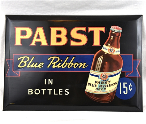 NABA LOT- Pabst Blue Ribbon In Bottles 15 Cents Steinie Bottle TOC