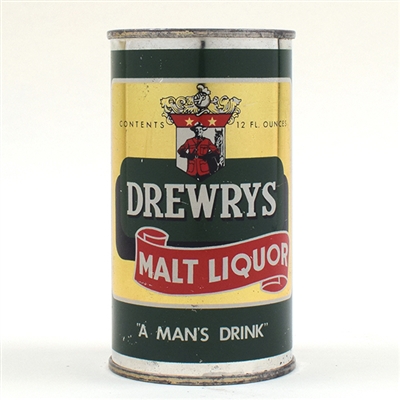 Drewrys Malt Liquor Flat Top 55-21 CLEAN