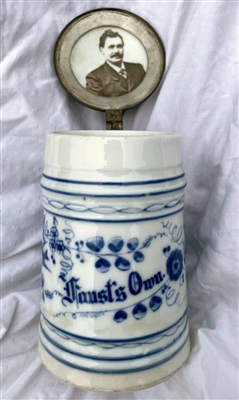 NABA LOT- Fausts Own Brand Lidded Stein Lithophone Pre-prohibition