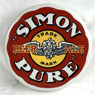 NABA LOT- Simon Pure Beer Ale Illuminated Sign