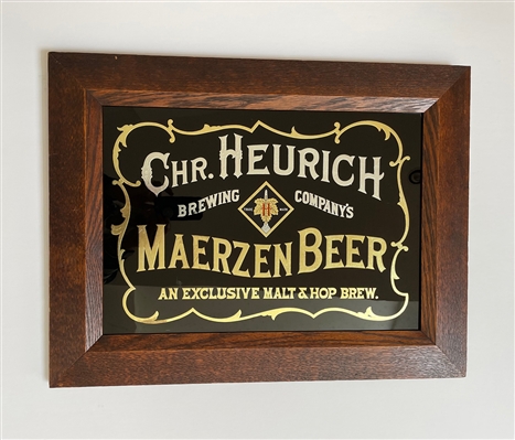 NABA LOT- Christian Heurich Maerzen Beer ROG Pre-prohibition Sign