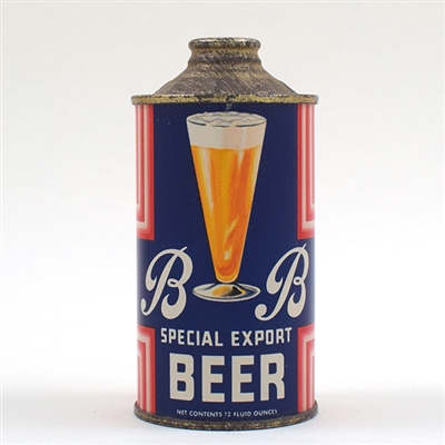 B&B Beer Cone BERT McDOWELL 4 PERCENT 151-9 CLEAN