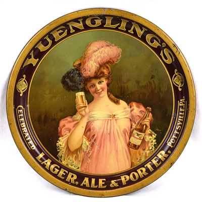 NABA LOT- Yuengling Wiener Beer Shonk Pre-prohibition Advertising Tray