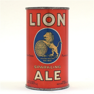 Lion Ale Opening Instruction Flat Top 91-33 WOW