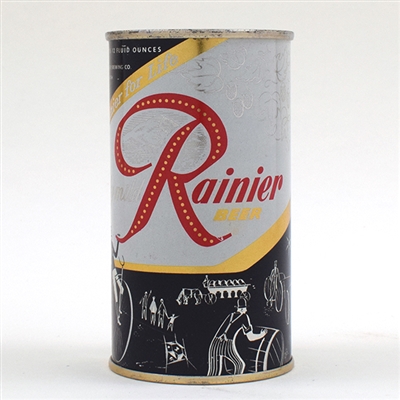 Rainier Beer Jubilee Set Can BLACk Unlisted