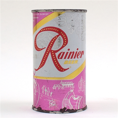 Rainier Beer Jubilee Set Can BRIGHT PINK Unlisted NEW MILDER LID