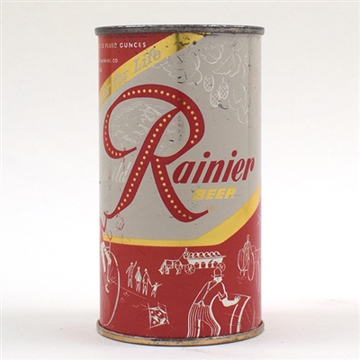 Rainier Beer Jubilee Set Can DARK RED Unlisted