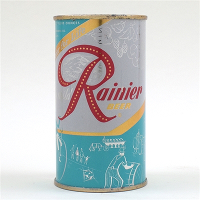Rainier Beer Jubilee Set Can TURQUOIS Unlisted