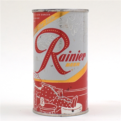 Rainier Beer Jubilee Set Can DARK RED L118-30