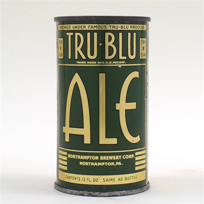 Tru Blu Ale Opening Instruction Flat Top 140-10