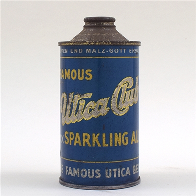 Utica Club Sparkling Ale Cone Top 187-30