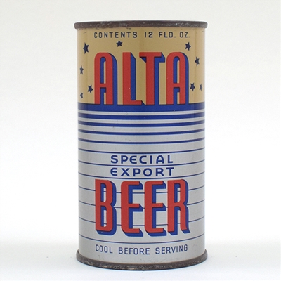 Alta Beer Opening Instruction Flat Top 30-21 SHARP