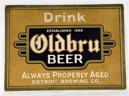NABA LOT- Old Bru Beer Detroit Sign