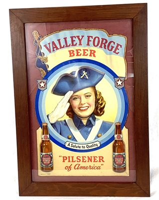 NABA LOT- Valley Forge Salute to Quality Patriotic Diecut Sign
