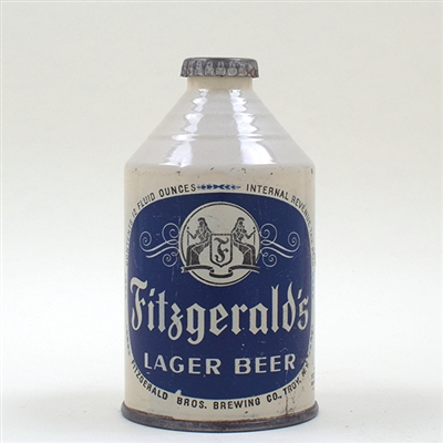 Fitzgeralds LAGER Beer Crowntainer Cone Top 194-3