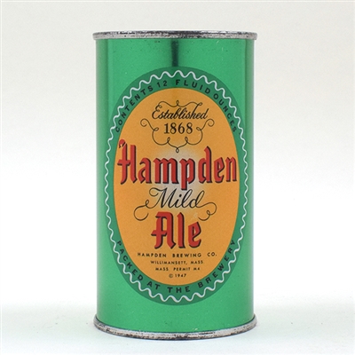 Hampden Mild Ale Non-IRTP Flat Top 79-34 -CLEAN-