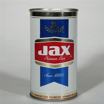 Jax Since 1890 Pull Tab -UNLISTED BLUE WRITING-