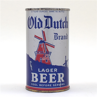 Old Dutch Beer Opening Instruction Flat Top 105-35