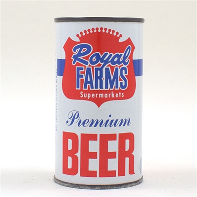 Royal Farms Beer Flat Top 125-29 -RARE NEAR PERFECT-