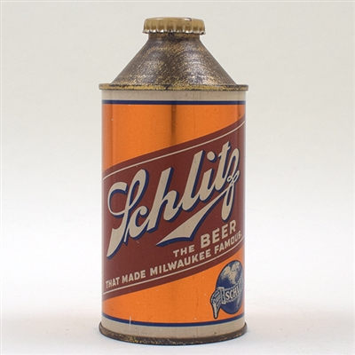 Schlitz Beer Cone Top 183-28 -SHARP-