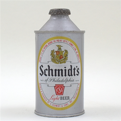 Schmidts Beer Flat Bottom Cone Top UNLISTED