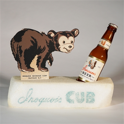 Iroquois CUB Back Bar Advertising Statue -UNLISTED RARE-