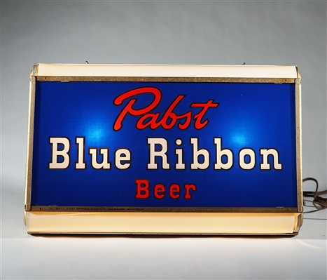 Pabst Blue Ribbon Price Bros Illuminated Sign -RARE MINTY-