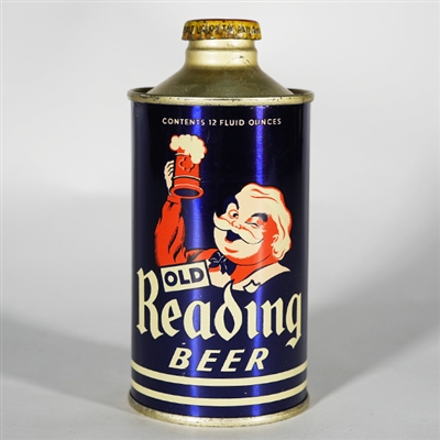 Old Reading Beer GUS J-Spout Cone Top 176-30 PHENOMENAL