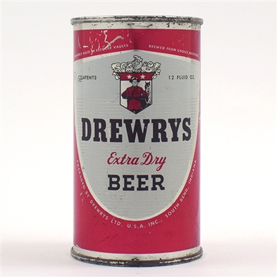 Drewrys Sports Series Red-White Flat Top 57-8