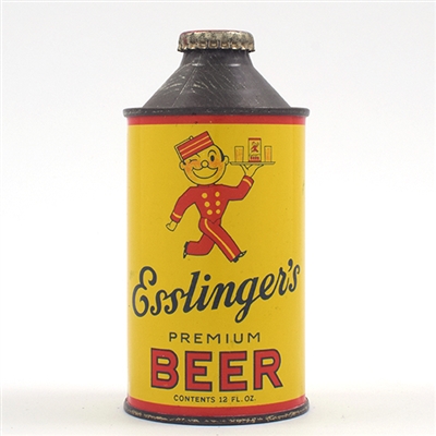 Esslingers Beer Flat Bottom Cone Top 161-13
