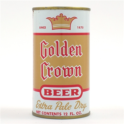 Golden Crown Beer Flat Top Enamel 72-35