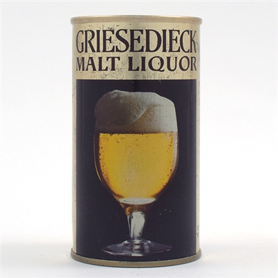 Griesedieck Malt Liquor Test Pull Tab YOWZA 233-6