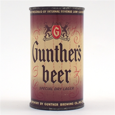 Gunthers Beer Flat Top 78-20