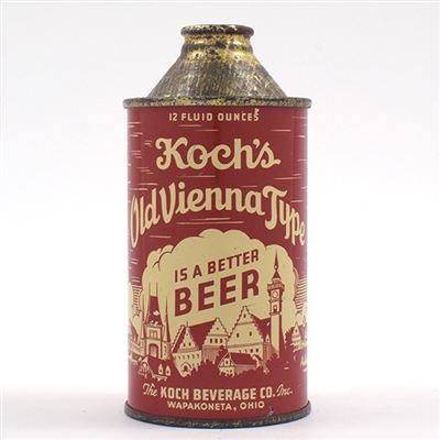 Kochs Old Vienna Type Beer Cone Top NO ALC UNLISTED