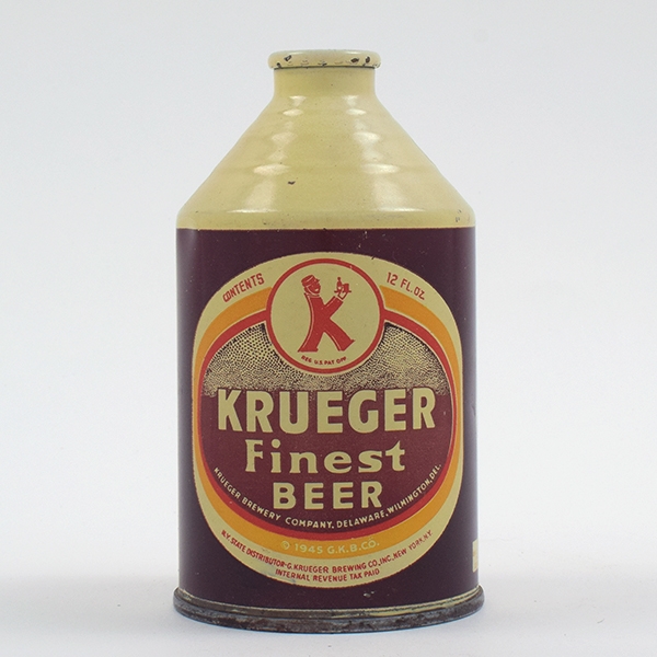 Krueger Beer Crowntainer Cone Top 196-21