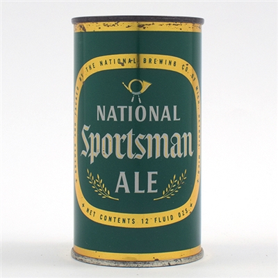 National Sportsman Ale Flat Top RARE ORIGINAL 102-21