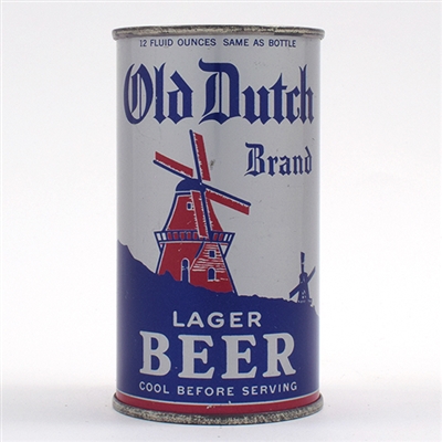 Old Dutch Brand Beer Opening Instruction Flat Top 105-37